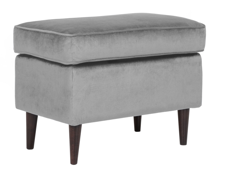 PODNÓŻEK RON K VELVET ZIELONY BLUVEL 78 / WENGE