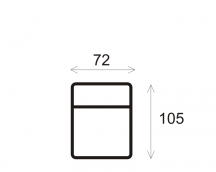 Belluno -fotel bez boków wolnostojący;1(70)bblp