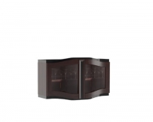 Mebin - diuna witryna wisząca 2ds z oświetleniem