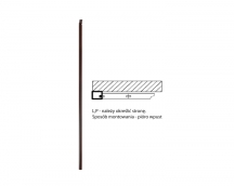 Taranko - Monaco - MO-słupek do zakończenia panela dużego L,P