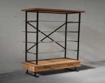 Jafra - Solaris Regał - półki z szyby klejonej