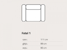 Feniks - Lino - Fotel 1 bez funkcij