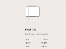 Feniks - Lorenzo - Fotel 1EL z relaksem elektrycznym