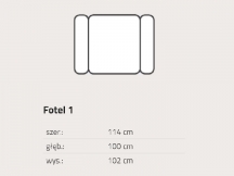 Feniks - Prestige - Fotel 1 bez funkcij