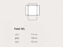 Feniks - Prestige - Fotel 1EL z relaksem elektrycznym