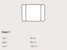 Feniks - Torino - Fotel 1 bez funkcij