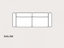 Feniks - Benetto - Sofa 3W (wysuwane siedziska)