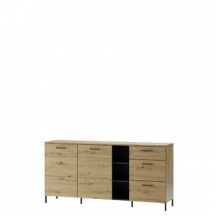 Szynaka- Lucas- Typ 48- Komoda 2 -drzwiowa z 3 szufladami i wnęką