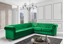 Chesterfield - Narożnik bez funkcji