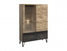 MEBIN-PIREUS SZAFKA Z BARKIEM LEWA Z OŚWIETLENIEM