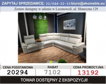 FENIKS - PRESTIGE - NAROŻNIK Z FUNKCJĄ SPANIA I FUNKCJĄ RELAX