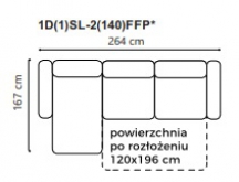 Gala-Sora-Narożnik 1D(1)SL-2(140)FFP