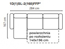 Gala-Sora-Narożnik 1D(1)SL-2(160)FFP