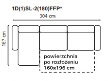 Gala-Sora-Narożnik 1D(1)SL-2(180)FFP