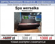 WERSALKA SPA - KOLOR SZARY 