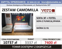 VERO - CAMOMILLA SOFA 3RBI2 + FOTEL 1N2