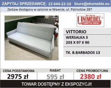 UNIMEBEL - VITTORIO - WERSALKA 3 - TK. B.BARBADOS 13