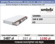 SEMBELLA - SAMBA MATERAC 160X200 H3