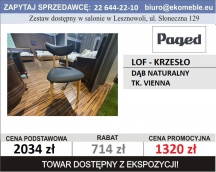 Paged - LOF - KRZESŁO, DĄB NAT. TK. VIENNA 