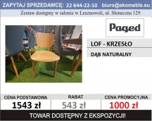 Paged - LOF - KRZESŁO, DĄB NATURALNY