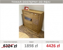 Klose - K2 - Kredens wys./2 dąb dz. ef. wosku..