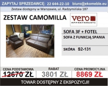 VERO - CAMOMILLA SOFA 3RBI2 + FOTEL