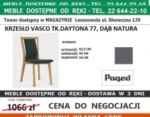 Paged - krzesło Vasco Dąb tk. Daytona 77