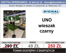 SIGNAL - WIESZAK UNO CZARNY METAL 