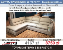 Bono narożnik z funkcją spania i pojemnikiem na pościel