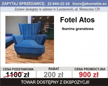 FOTEL ATOS - KOLOR GRANATOWY