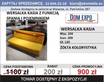 WERSALKA KASIA Z FUNKCJĄ SPANIA I POJEMNIKIEM