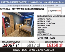 SZYNAKA MEBLE - ZESTAW MONTENEGRO
