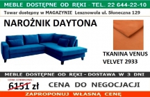 SWEET SIT - NAROŻNIK DAYTONA OTM(4)SL-2(120)QFPW TKANINA VENUS VELVET 2933