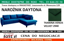 SWEET SIT - NAROŻNIK DAYTONA OTM(4)SL-2(120)QFPW TKANINA VENUS VELVET 2940