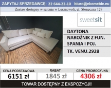 Sweet Sit- daytona narożnik 2(120)QFLW-OTM(4)SP z funkcją spania i pojemnikiem tk. ven.vel. 2928