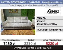 FENIKS - MOZZA - SOFA 3F, Z FUN. SPANIA, TK. PERFECT HARMONY 82