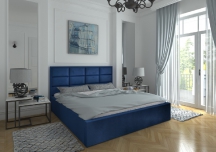 ŁÓŻKO TAPICEROWANE LONDYN Z POJEMNIKIEM NA POŚCIEL