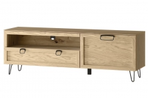 Szynaka Meble - Limbo 25 Szafka RTV 1-drzwiowa z 1 szufladą z oświetleniem w standardzie 