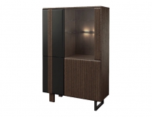 MEBIN ISLA -Szafka z barkiem 1DS3D lewa z oświetleniem