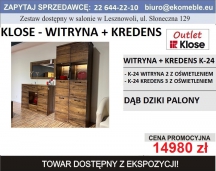 KLOSE - WITRYNA + KREDENS K-24