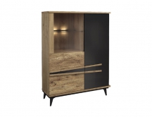 Mebin - Etna, Szafka z barkiem 1DS2D lewa z oświetleniem