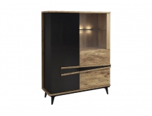 Mebin - Etna,  Szafka z barkiem 1DS2D prawa z oświetleniem