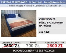 ORLENOMIX, Łóżko z poj. na pościel, 160 x 200
