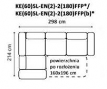 Gala - Olbia - Narożnik KE(60)SL-EN(2)-2(180)FFP