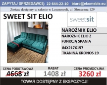 SWEET SIT - NAROŻNIK ELIO Z FUNKCJĄ SPANIA I POJEMNIKIEM