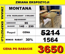 PAGED - STÓŁ MONTANA 95 X 140 - 230