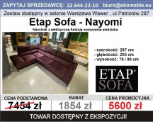 Etap Sofa - Nayomi narożnik z funkcją slide - elektrycznie wysuwane siedzisko