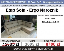 Etap Sofa - Ergo narożnik z funkcją spania i pojemnikiem 
