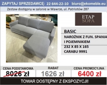 ETAP SOFA - BASIC - NAR. 2,5F-REC/BK CARABU 9991