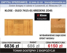 KLOSE OLEO Kredens 2D4S 741501